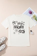 Load image into Gallery viewer, Jet Stream In My mom Era Graphic Loose Casual Tee