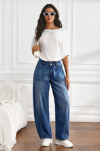 Load image into Gallery viewer, Ashleigh Blue Curved-Knife Ankle-Length Casual Jeans