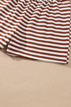 Load image into Gallery viewer, Grapefruit Orange Drop Shoulder Long Sleeve Pullover Elastic Waist Casual Short Set