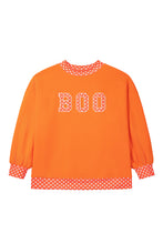 Load image into Gallery viewer, Tomato Red Casual Polka Dot Patchwork Letter Graphic Plus Size Sweatshirt
