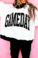 Load image into Gallery viewer, Red Checkered Print High Neck Baggy Sweatshirt