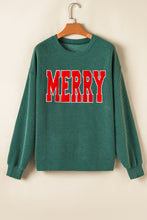 Load image into Gallery viewer, Racing Red MERRY Corded Long Sleeve Top and Pockets Pants Set