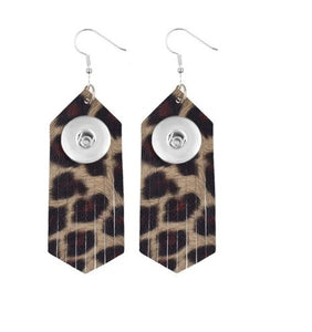 18 or 20 MM Leather Tassel Earrings