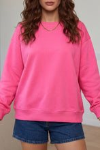 Load image into Gallery viewer, Sachet Pink Slogan Print Round Neck Long Sleeve Sweatshirt