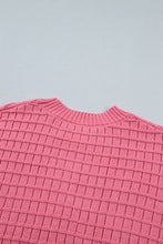 Load image into Gallery viewer, Peach Blossom Drop Shoulder Long Sleeve Knit Regular Fit Sweater