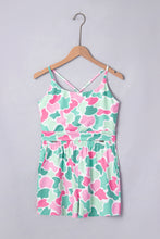 Load image into Gallery viewer, Multicolour Camouflage Printed Cropped Tank Athleisure 2pcs Short Set