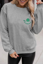 Load image into Gallery viewer, Gray PICKLE BALL SOCIAL CLUB Game Day Fashion Graphic Sweatshirt