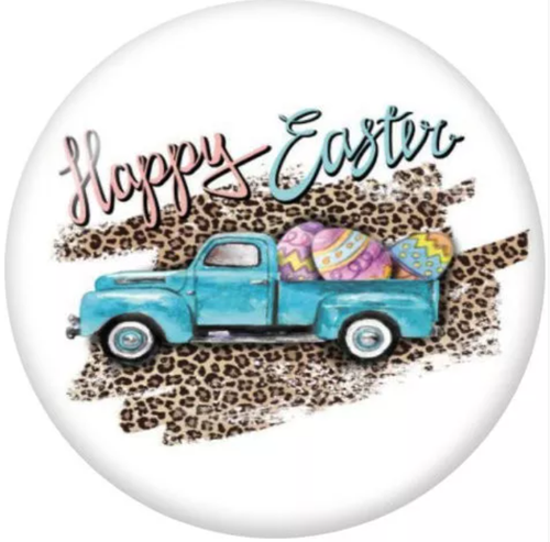 20 MM Happy Easter Truck Glass