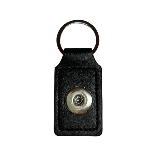 18 or 20 MM PU Leather Key Chain 1 Snap