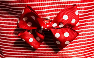 20 MM 3 1/2 Inch Ribbon Bow Snap