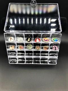 Acrylic Snap Display Box 24 Sections