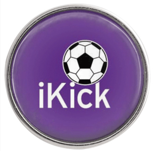 20 MM Soccer IKick Purple Glass