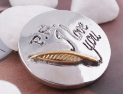 20 MM Antique Silver/Gold Tone 