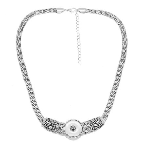 18 or 20 MM Silver Metal Egyptian Style Necklace