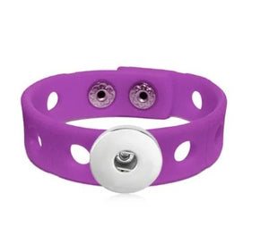 18 or 20 MM Junior Style Silicone Stretch Bracelet