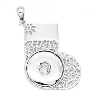 18 or 20 MM 1 Snap Christmas Stocking Ornament/Pendant