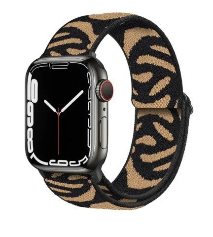 42/44/45 Woven Nylon Elastic Watch Bands