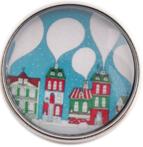 20 MM Christmas Houses Glass