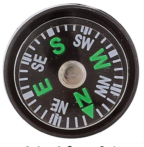 20 MM Compass Black/Plastic