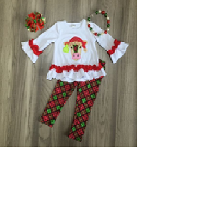Christmas Cow Two Piece Outfit