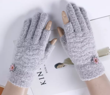 Load image into Gallery viewer, Two Finger Touch Screen Knitted Glove