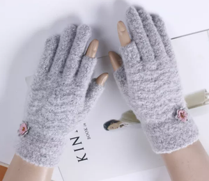 Two Finger Touch Screen Knitted Glove