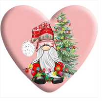 Load image into Gallery viewer, 18 or 20 MM Heart Photo Resin Multiple Christmas Designs