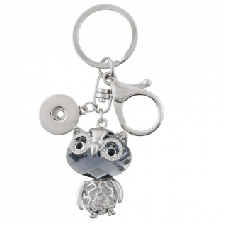 18 or 20 MM 1 Snap Owl Key Chain