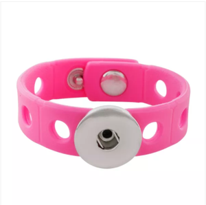 18 or 20 MM Junior Style Silicone Stretch Bracelet