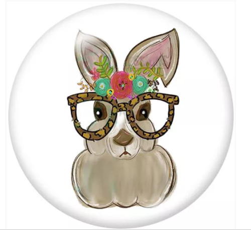 20 MM Bunny with Cheetah Glasses