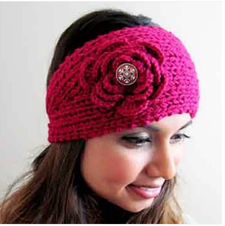18 or 20 MM Snap Knitted Head Bands (Snaps Sold Seperately