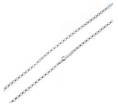 925 Sterling Silver 3.0 mm Rolo Chain