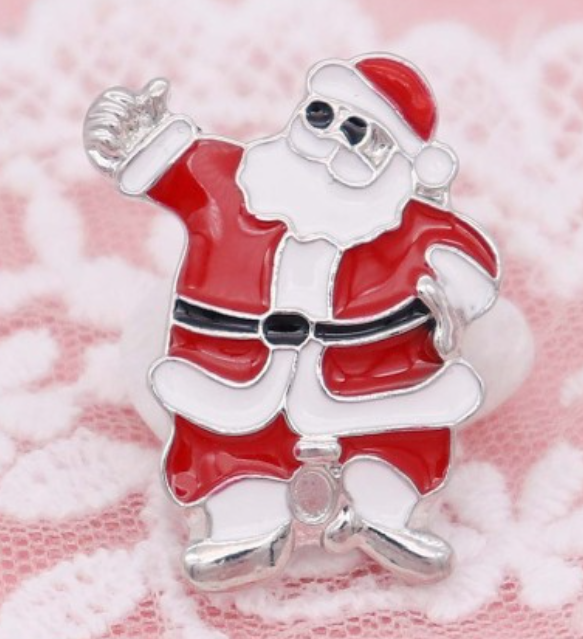 20 MM Cool Santa Red/White Enamel