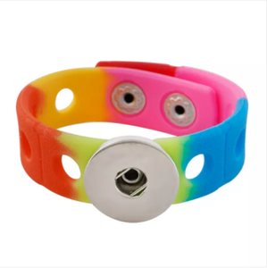 18 or 20 MM Junior Style Silicone Stretch Bracelet