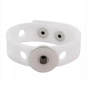 18 or 20 MM Junior Style Silicone Stretch Bracelet