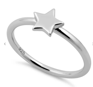 Sterling Silver Star Ring