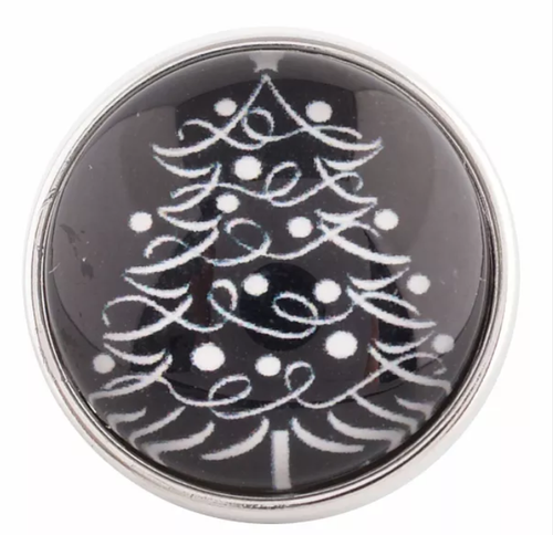 20 MM Black/White Christmas Tree