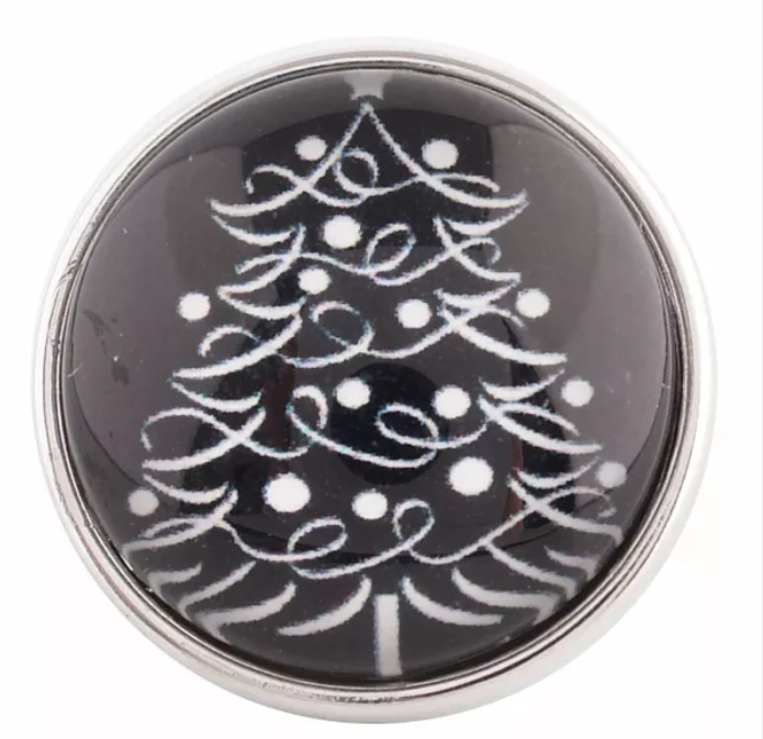 20 MM Black/White Christmas Tree