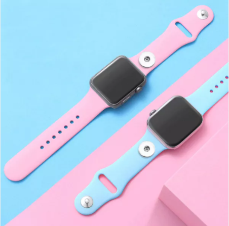 18 or 20 MM 38/40MM Solid Color Silicon Watch Band